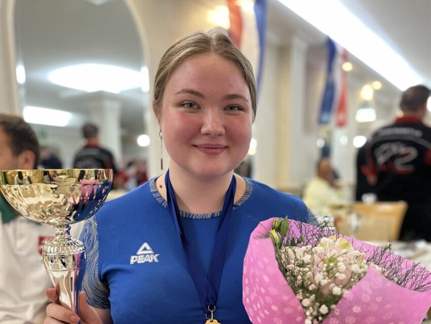 Шашкістка з Кам’янського Віра Попруга стала бронзовою призеркою чемпіонату Європи