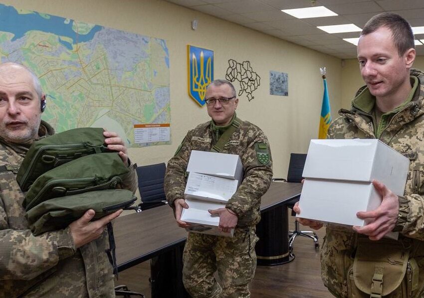 Кам’янське передало обладнання для батальйону ТРО на 1,2 млн грн