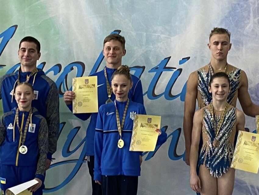 Кам`янчани стали бронзовими призерами Кубка України зі спортивної акробатики