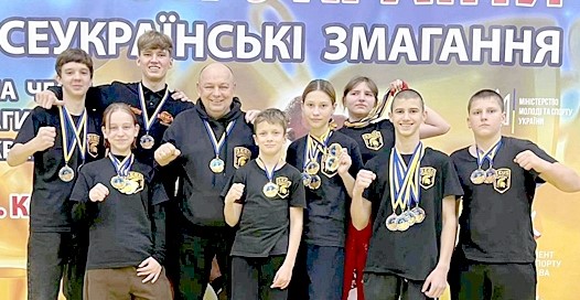 Кам`янські кікбоксери посіли понад 20 призових місць на змаганнях у столиці