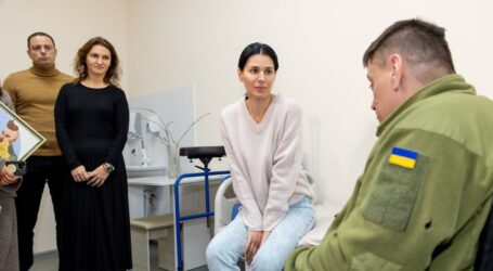 Сьогодні нещодавно відкритий центр реабілітації в Кам’янському відвідала благодійниця Марія Єфросиніна