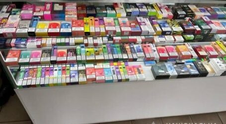 Електронних пристроїв для куріння на пів мільйона гривень вилучили з незаконного обігу в Кам’янському