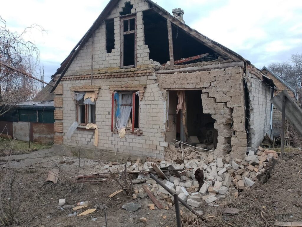 Вночі окупанти знов обстріляли один з районів на Дніпропетровщині - ФОТО