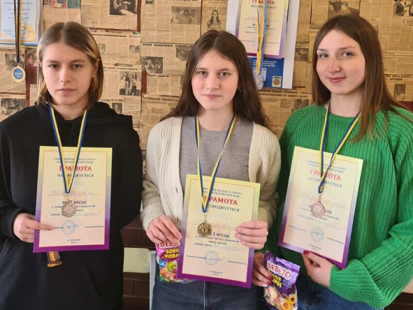 Марія Діденко та Олександр Шнейдер — чемпіони Кам’янського з шашок – 64