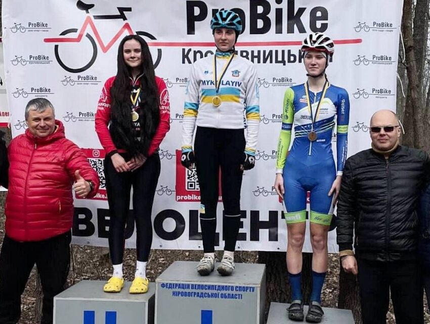 Велогонниця з Кам’янського Катерина Танцура стала другою на чемпіонаті України