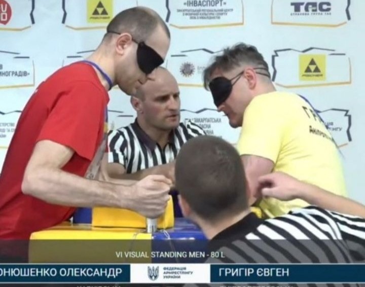 Кам`янчанин Євген Григір — чемпіон України з пара-армрестлінгу