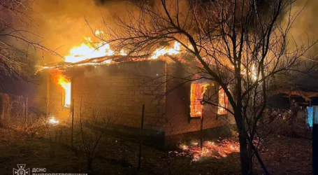 В Кам’янському вчора горів будинок у Південному районі міста