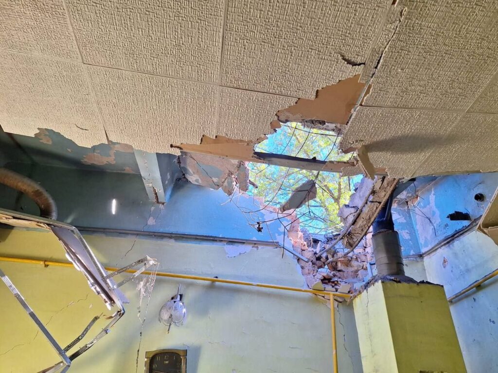 Вночі від ворожих обстрілів потерпала одна з громад на Дніпропетровщині - ФОТО