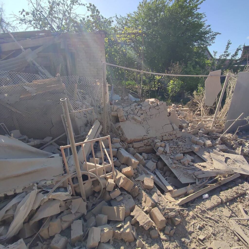 Вночі від ворожих обстрілів потерпала одна з громад на Дніпропетровщині - ФОТО
