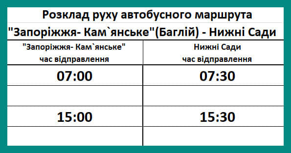 В Кам'янському на вихідні зміниться графік руху автобуса на сади - ФОТО