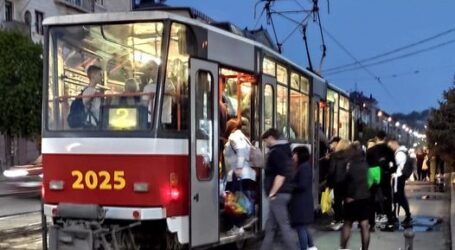 Останні відправлення трамваїв з зупинок у Кам’янському (будні дні)
