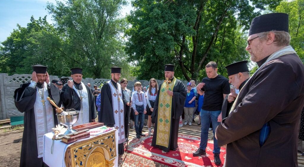 В Кам'янському розпочалося будівництво храму Православної церкви України - ФОТО
