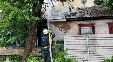 Сьогодні вранці в Південному районі Кам’янського горів будинок