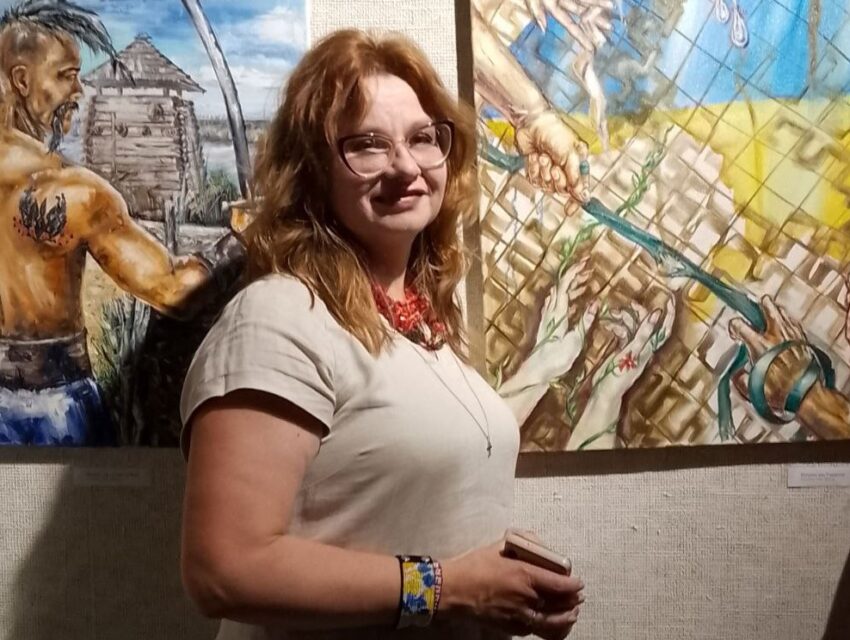 Алла Михальчук: «Тему війни ніяк не оминути, вона дуже болюча, але це реалії нашого життя, і художник не може залишатися осторонь…»