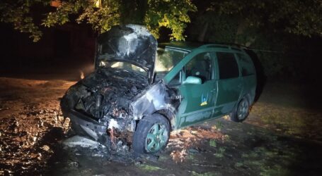 Поліція Кам’янського розслідує підпал автомобіля військовослужбовця