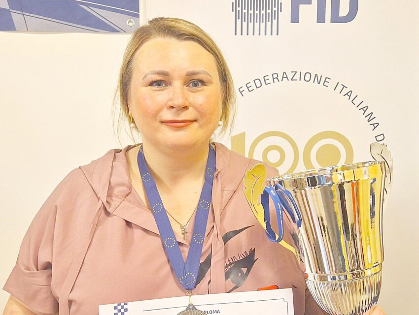 Кам’янчанка Олена Коротка стала призеркою Єврочемпіонату з шашок -100