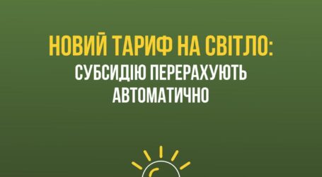 Субсидії перерахують автоматично