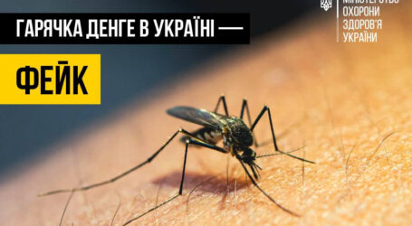 В МОЗ спростували черговий фейк про поширення гарячки Денге в Україні