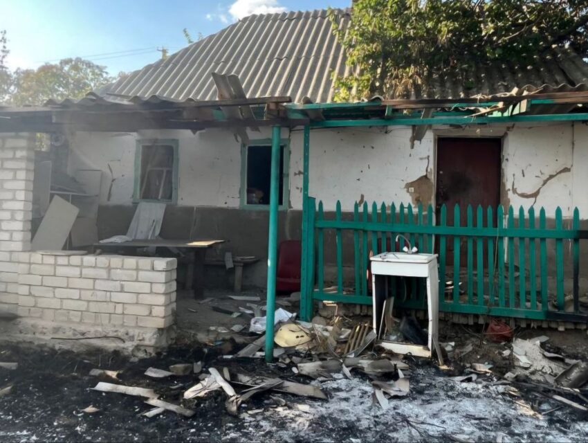 На Нікопольщині є руйнування будинків та господарських споруд
