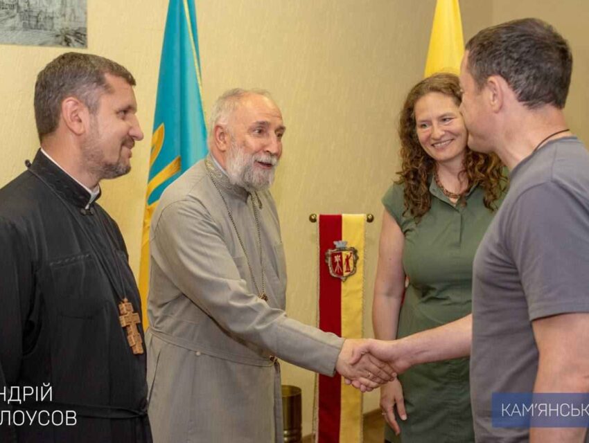 Мер Кам’янського зустрівся з благодійниками