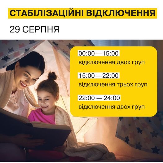 Укренерго дав команду на введення трьох груп замість двох прогнозованих - ФОТО
