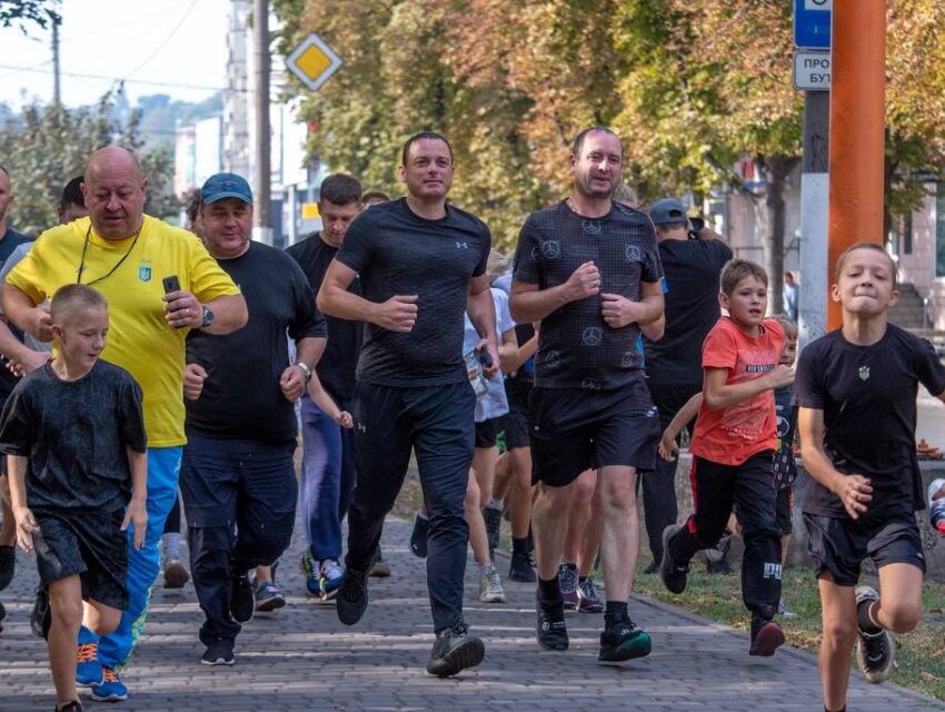 Кам’янське долучилось до Всеукраїнського забігу пам’яті загиблих героїв