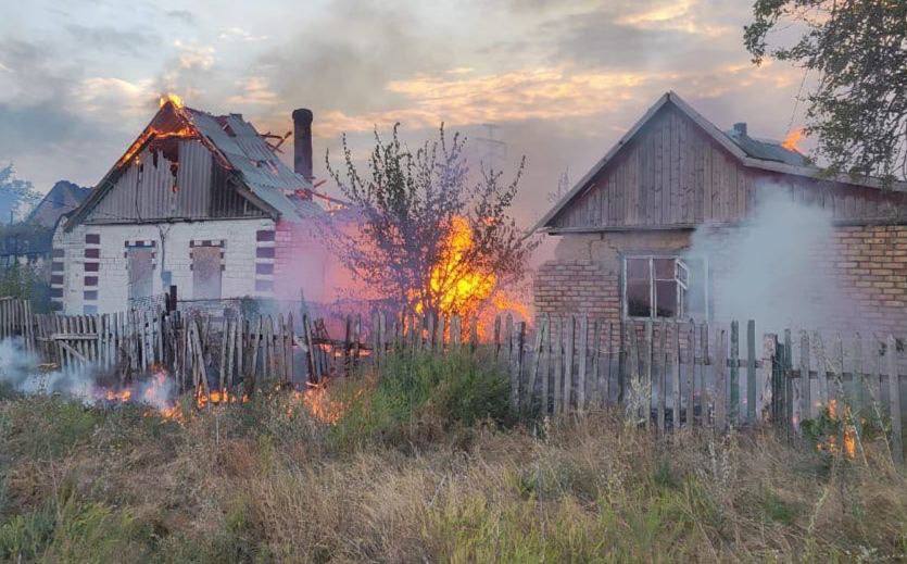Ввечері від артобстрілів ворога потерпали дві громади на Дніпропетровщині - ФОТО