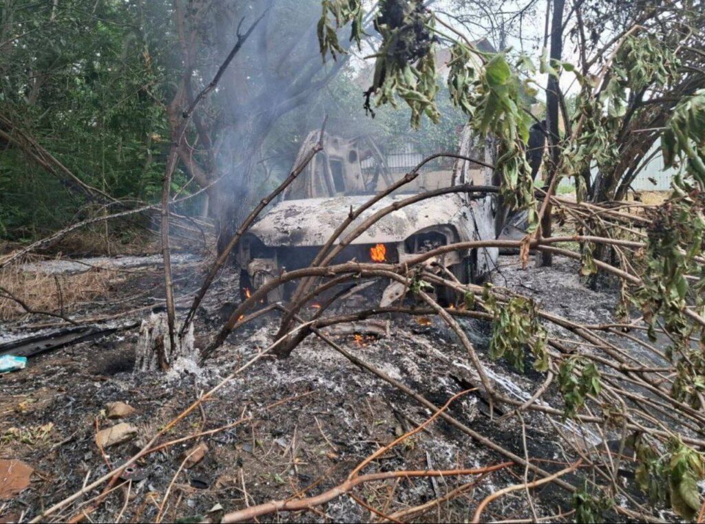 З вечора та ранку під атакою ворога був знов один з районів Дніпропетровщини - ФОТО