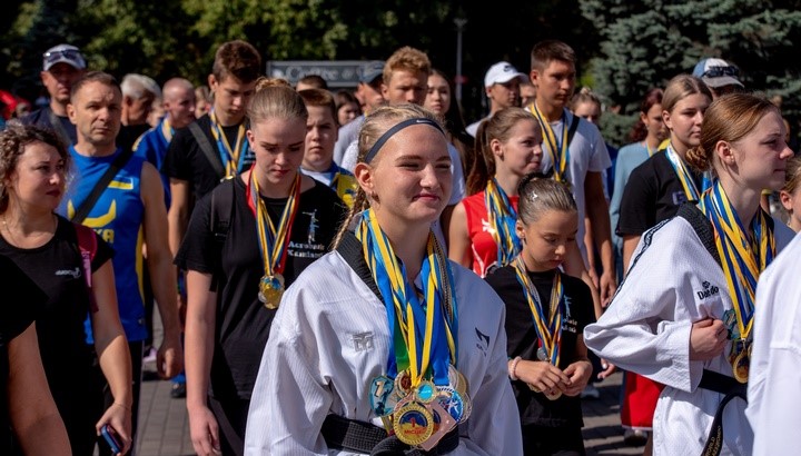 В Кам’янському відбувся «Парад чемпіонів»