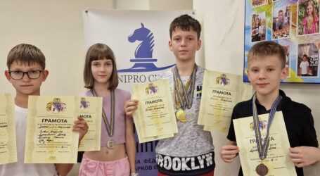Юні шахісти з Кам’янського стали призерами на чемпіонаті Дніпропетровщини