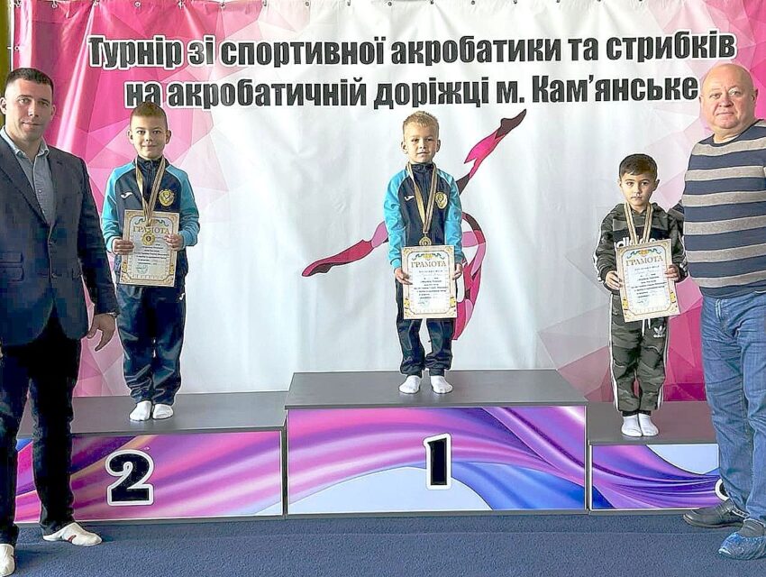 В Кам’янському відбувся Відкритий чемпіонат міста зі стрибків на акробатичній доріжці