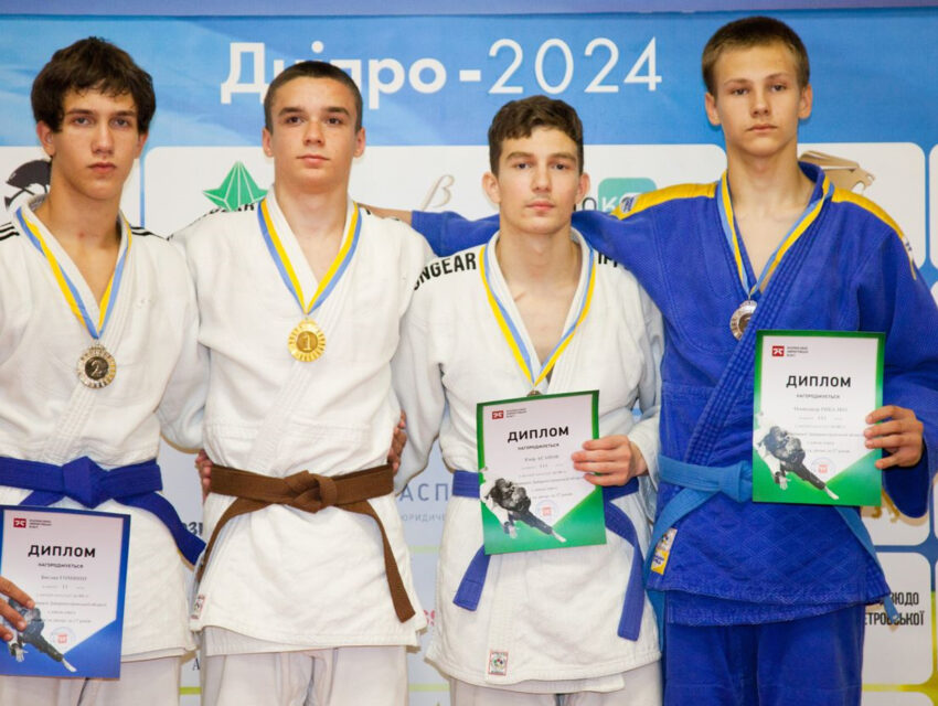 Четверо дзюдоїстів з Кам’янського стали призерами чемпіонату Дніпропетровщини