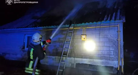 В Кам’янському сьогодні вночі горів житловий будинок у Південному районі  
