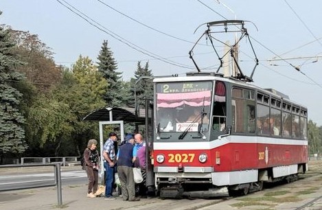 Сьогодні в Кам’янському трамвай №2 курсуватиме за зміненим маршрутом