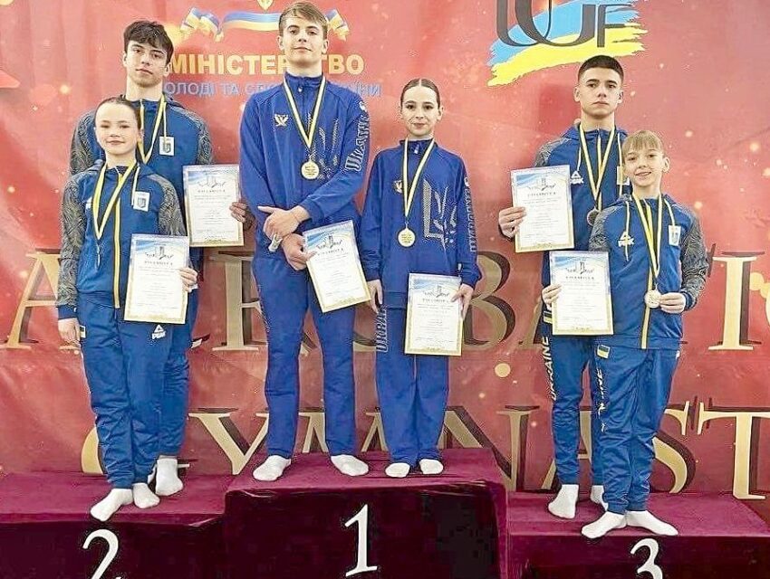 Кам`янчани стали призерами чемпіонату України зі спортивної акробатики