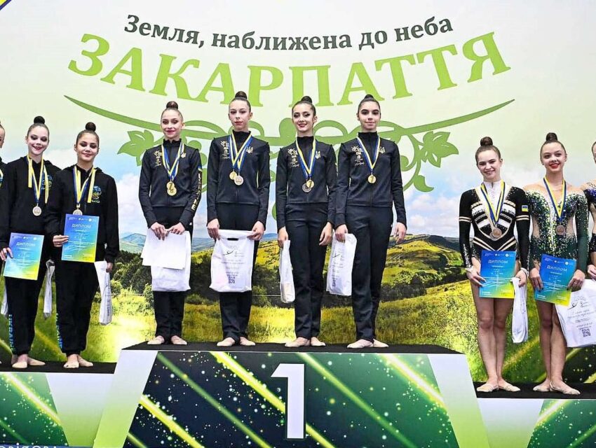 Гімнастки з Кам’янського стали бронзовими призерками чемпіонату України