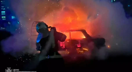 В Кам’янському вчора ввечері палали авто та квартира