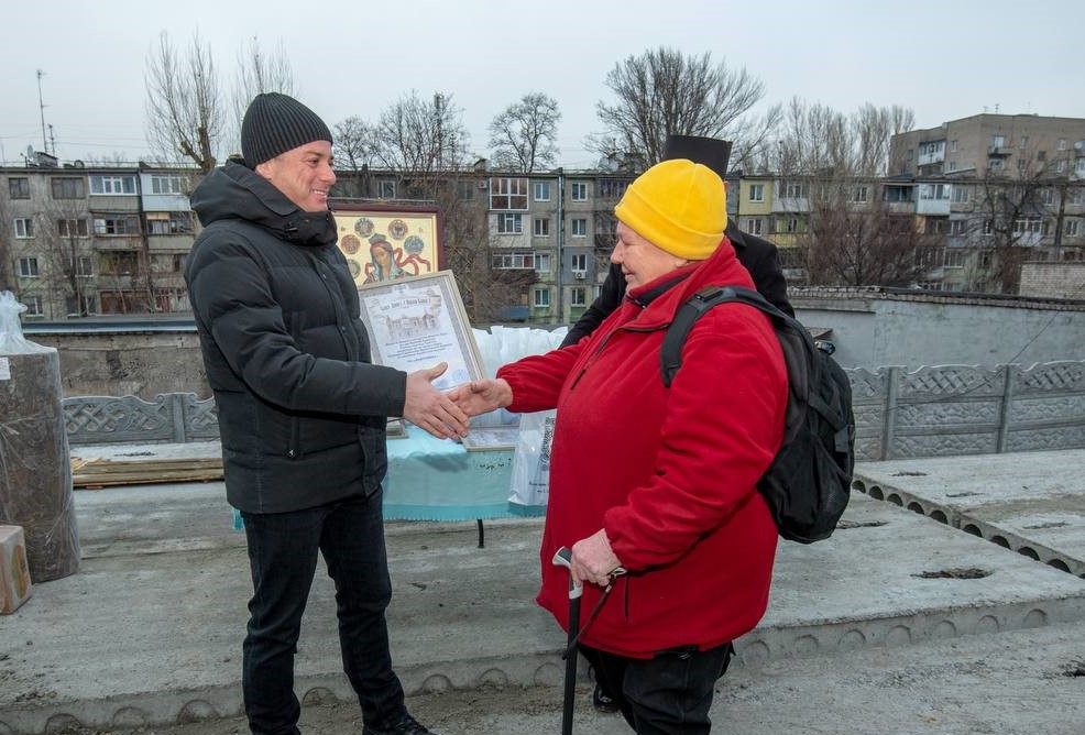 У Козацькій церкві Пресвятої Покрови в Кам'янському провели перше богослужіння - ФОТО