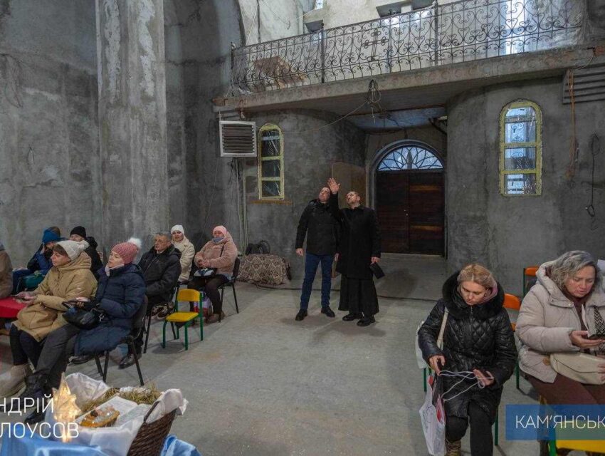 Міський голова Кам’янського відвідав будівництво храму