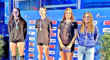 Кам`янчанка Тетяна Афанасьєва стала бронзовою призеркою чемпіонату Франції з плавання