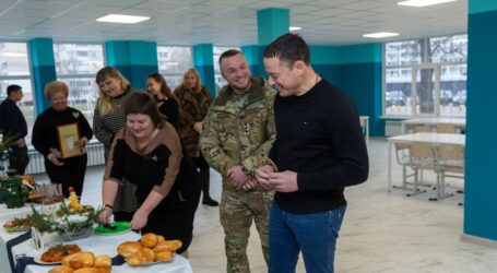 У двох ліцеях Кам’янського після капремонту відкрили оновлені їдальні
