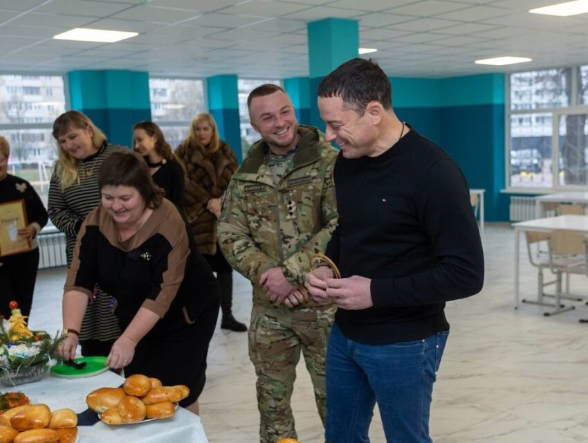 У двох ліцеях Кам’янського після капремонту відкрили оновлені їдальні