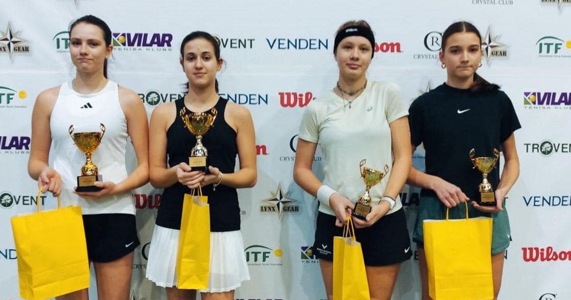 Кам`янчанка Марина Левадна посіла два призових місця в тенісному Кубку в Латвії - ФОТО