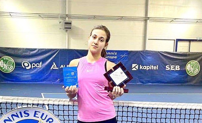Кам`янчанка Марина Левадна стала переможницею тенісного Кубка в Естонії