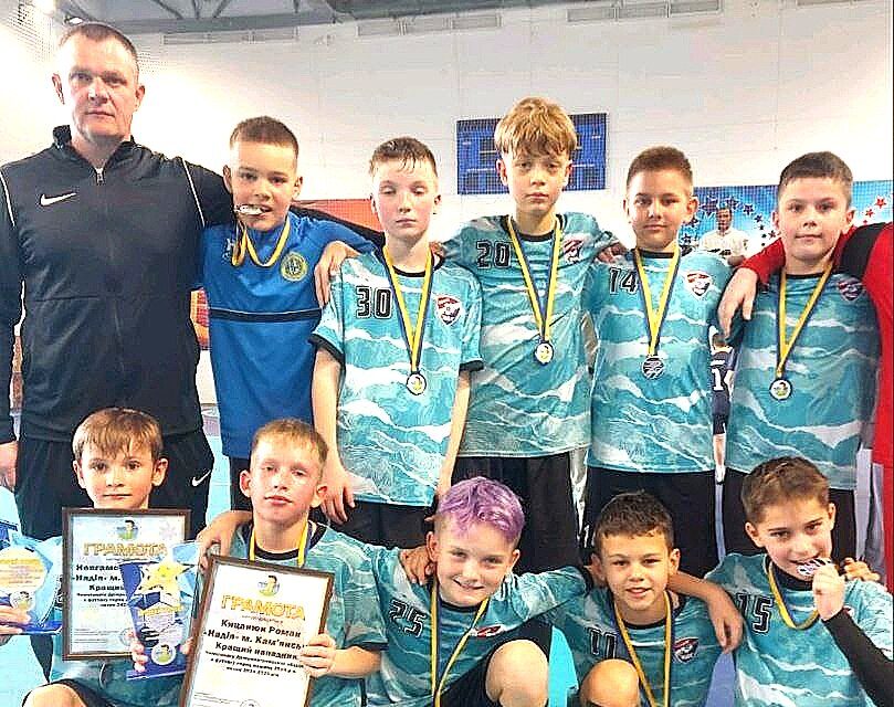Кам`янська “Надія” стала бронзовим призером чемпіонату Дніпропетровщини з футзалу