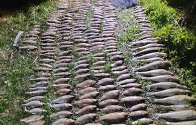 На Кам’янському водосховищі затримали браконьєра, який виловив незаконним способом 50 кг риби