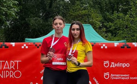Кам`янчанки стали призерками легкоатлетичного забігу «Візерунок Перемоги»