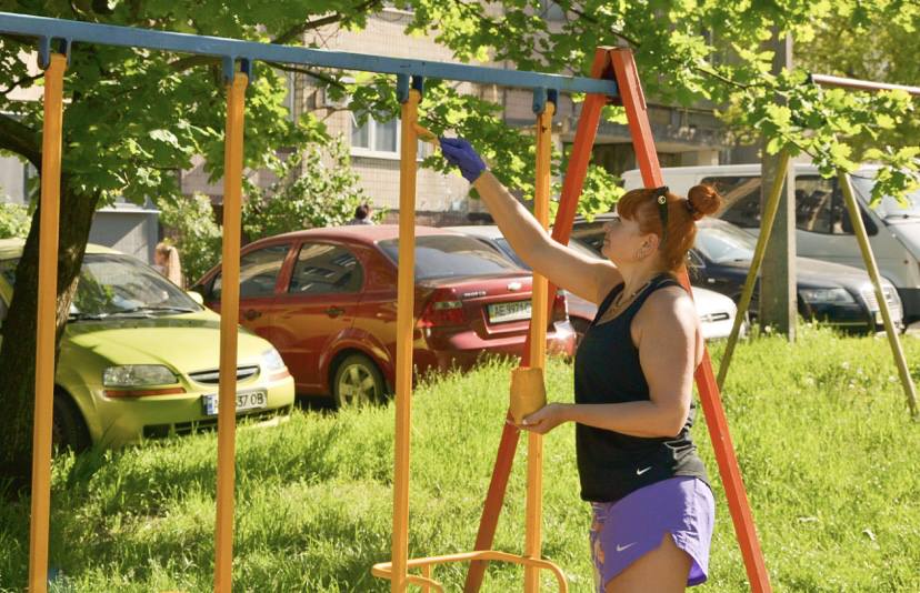 В Кам'янському органи самоорганізації населення продовжують роботи з доброустрою - ФОТО