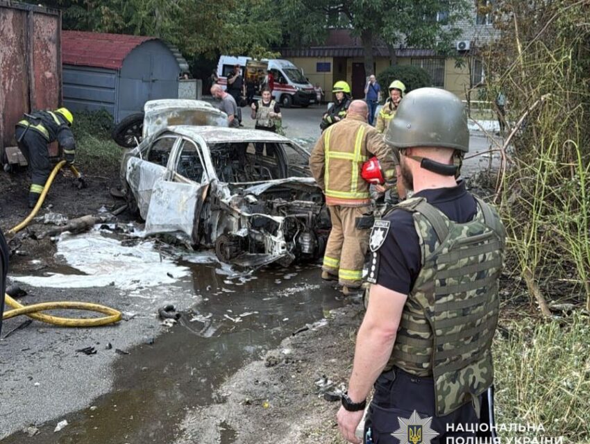 У Дніпрі затримали підозрюваних, що підірвали авто прокурора