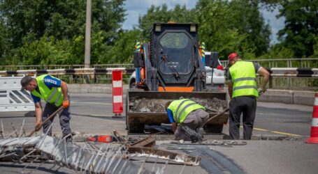 В Кам’янському ремонтують шляхопровід по проспекту Ювілейному